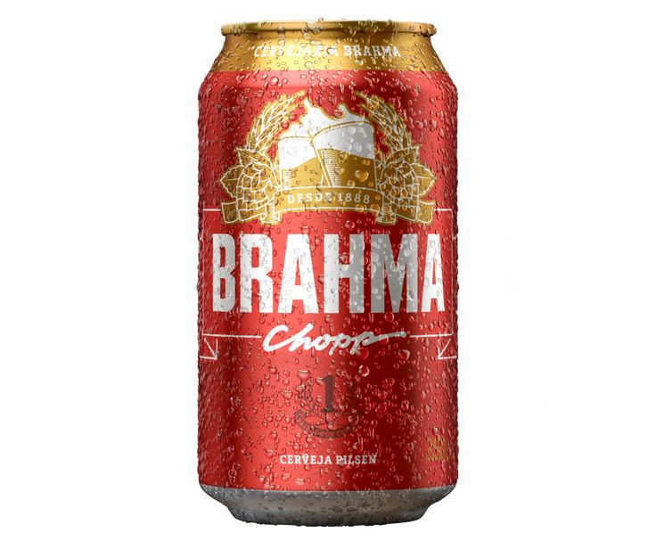 Cerveja Brahma Chopp 350ml Lata | Leve Refrescante Tradicional - Imagem 2